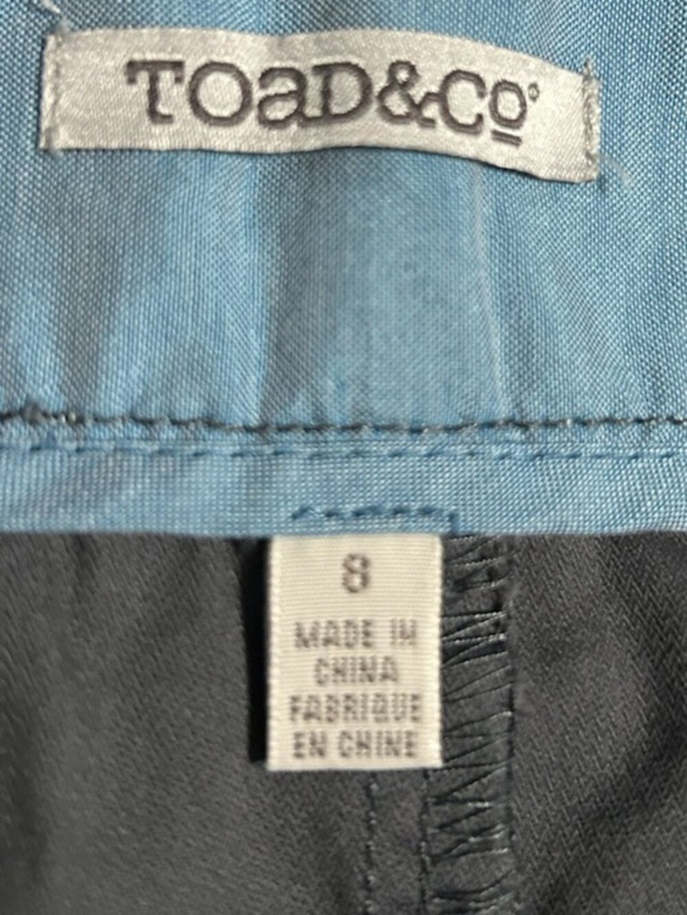 Toad & Co Gray Cargo Organic Cotton/Nylon Blend Outdoor Mini Skirt Women's 8 - Picture 9 of 10